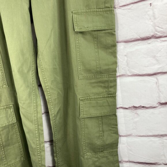 Sofia Jeans Women’s Olive Green Relaxed High Rise Wide Leg Cargo Pants SZ 16 - Picture 4 of 16